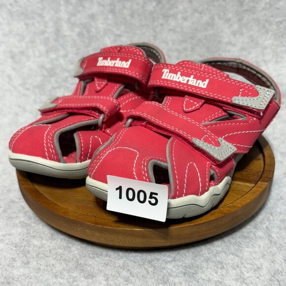 Timberland Sandals Little Kid 13 Pink Adventure Seeker Closed Toe - Picture 11 of 11